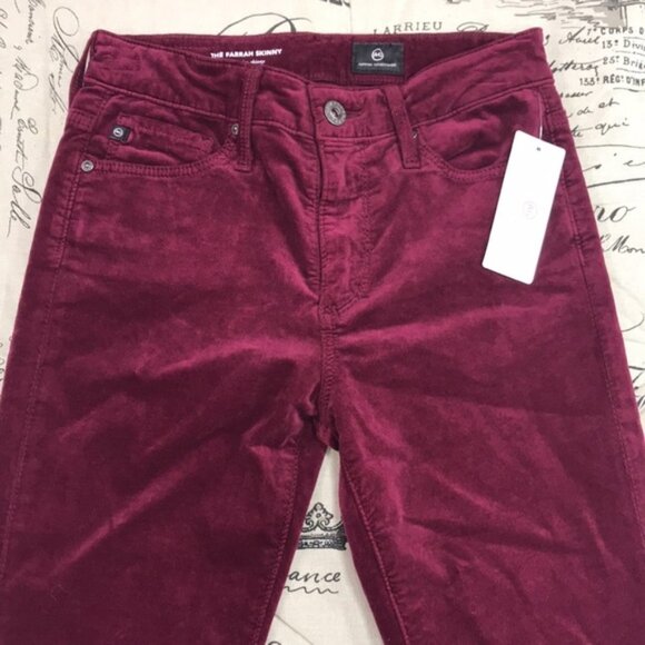 AG The Farrah High Waist Velvet Jeans - Picture 4 of 9